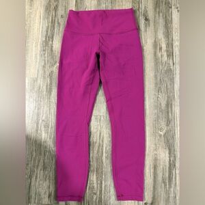 Lululemon Wunder Train High-Rise Tight 25" size 6 in ripened raspberry